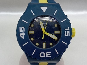 【Swatch】SUUN102 スクーバーリブレ 腕時計 クォーツ ブルー ラバー 中古