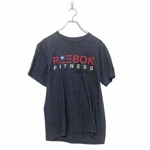 Reebok 半袖 ロゴ Tシャツ S ネイビー リーボック スポーツウエア クルーネック 古着卸 アメリカ仕入 a604-6585