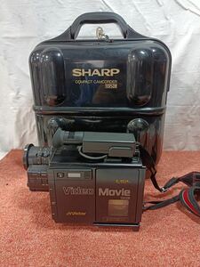 [F1421] 【中古品】ビクター/ビデオムービー /GR-C7/ハードケース付/通電確認済