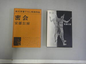 ねL-５９　純文学書下ろし特別作品　密会　安部公房著　S５２