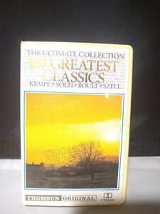 T6268　カセットテープ　100 GREATEST CLASSICS/THE ULTIMATE COLLECTION, KEMPE ,SOLTI ,BOULT ,SZELL