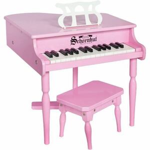 BIGセール　お祝い、お誕生日プレゼント　本格トイピアノ　ベンチ付きお子様向け pink 30鍵盤　送料無料　¥12990→¥7990