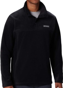 Columbia Steens Mountain Half Snap fleece Black S フリース