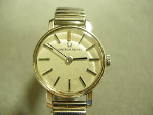 【中古品：状態「悪い」】ユニバーサル腕時計 ジュネーブ842605 手巻き レディース SWISS MADE スイス製