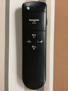 送料無料★Panasonic★パナソニック★純正★ビデオ用リモコン★VEQ1276★中古★動作品★返金保証あり★