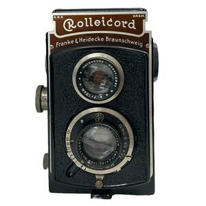 Rolleicord ローライコード Triotar 1:3.8 f=7.5cm CarlZeiss Jena カールツァイス 二眼レフ フィルムカメラ 簡易動作確認済み【中古】