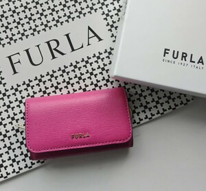 【新品】 FURLA BABYLON キーケース　鍵入れ　6連キーケース ピンク