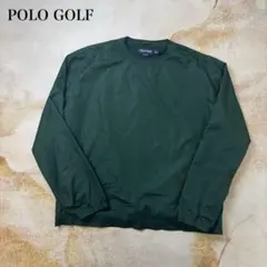 古着POLO GOLFナイロンプルオーバーラルフローレン刺繍ロゴXXL