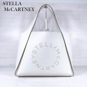 STELLA McCARTNEY ステラマッカートニー サークルロゴ グレイン オルター マット トートバッグ ハンドバッグ ステラロゴ 502793 WP0057 