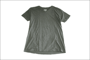 【L】 seeded & SEWN Vネック Tシャツ コットン 無地 グレー ビンテージ ヴィンテージ USA 古着 オールド IB1133