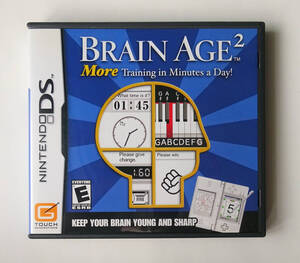 DS BRAIN AGE 2 ブレイン・エイジ2 東北大学未来科学技術共同研究センター北米版 ★ ニンテンドーDS / 2DS / 3DS