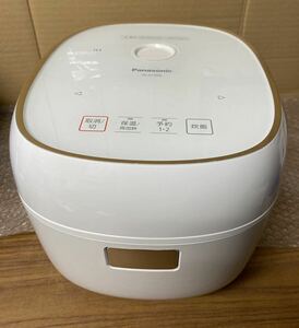 【現状★未清掃】Panasonic / IHジャー炊飯器 (ホワイト) SR-KT060 / 2021年製 3合炊き /動作確認:通電のみ ※傷汚れあり