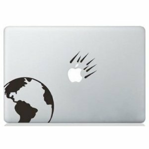 MacBook ステッカー シール Apple meteorite (15インチ)