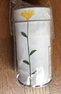 未使用未開封★非売品 オルビス キャニスター 缶 花