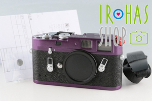 Leica Leitz M4 Repainted Metallic Purple Repainted by Kanto Camera #46661T