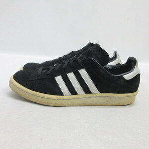 Q■【23.5cm】アディダス/ADIDAS CAMPUS スエードレザースニーカー■黒LADIES/10【中古】