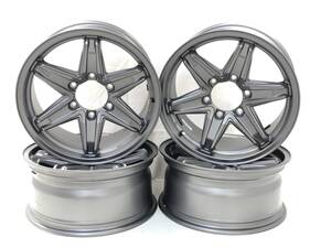  中古品 状態良好 TOKYO SHARIN REMUZEN 東京車輪 レミューゼン アルミホイール 4本 17×7.5J インセット25 6穴 ガンメタ 車 部品 カー用品