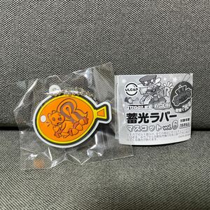 ジャグラー　マスコット　隠れオっぽ　リス　蓄光ラバー　新品　6 JUGGLER