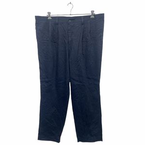 DOCKERS チノパンツ W44 ドッカーズ クラシックフィット タック入り コットン ビッグサイズ ネイビー 古着卸 アメリカ仕入 2311-639