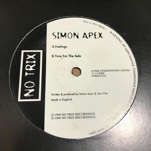 【ハピコア】Simon Apex / Feelings - No Trix Recordings . Happy Hardcore ハッピーハードコア