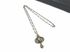 1円 GEORG JENSEN ジョージ ジェンセン SV925 ネックレス ペンダント アクセサリー メンズ レディース シルバー系 AY2437