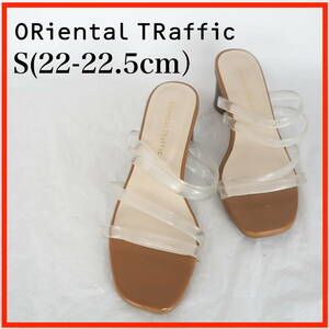 MK7419*ORiental TRaffic*オリエンタルトラフィック*レディースサンダル*S(22-22.5cm）*ベージュ・クリア