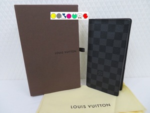 〔COLOURS〕 新品同様■ポルトフォイユ ブラザ■N62665■ダミエ■グラフィット■２つ折り長財布■Louis Vuitton