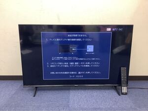 ◯SG022-後T家B【埼玉発】Hisense ハイセンス 液晶テレビ 43A6K 43V型 2023年製 通電簡易動作確認済み 初期化済み リモコン有 現状品