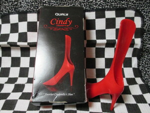 ★QUALY　クオリー　Cindy Shoehorn　靴べら　赤　ハイヒール　シンデイー　シューホーン　アメリカンポップ雑貨　