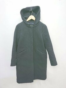 ◇ ◎ green label relaxing UNITED ARROWS 2way シンプル 通勤 通学 長袖 コート サイズ38 ネイビー レディース P