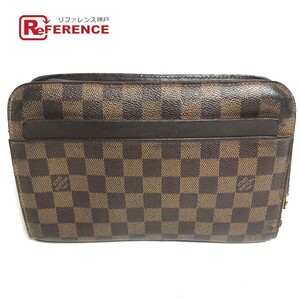 LOUIS VUITTON ルイヴィトン N51993 サンルイ ストラップ付 セカンドバッグ カバン ポーチ ダミエ クラッチバッグ エベヌ【中古】