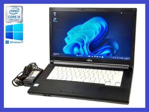 ★第7世代 i5 搭載 Fujitsu Lifebook 577/S Core i5-7200U 2.5GHz/メモリ8GB/ HDD 500GB/ Windows 11 Pro！30日間返品保証