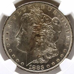 1883年 O アメリカ 1ドル 銀貨 NGC MS63 モルガンダラー[FS060508]