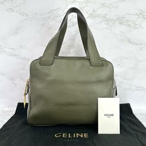 セリーヌ CELINE ハンドバッグ サークルロゴ ゴールド金具 レザー g00410