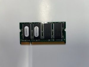 ADTEC 増設メモリ 200pin DDR SDRAM PC2700 SO-DIMM 512MB【中古】