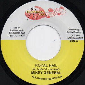 ジャマイカ7 Mikey General Royal Hail NONE Rashanco Music /00080