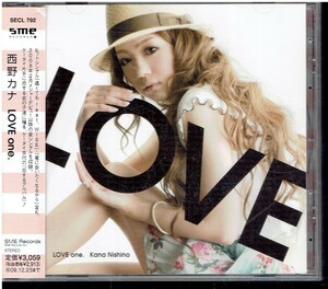 CD★西野カナ★LOVE one.　【帯あり】