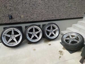 レオンハルト　LF-S1　21インチ 鍛造ホイール　PCD114.3 9.5j 　アルファード　ヴェルファイア　FORGED