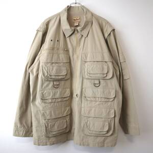 90s Woolrich Jacket ウールリッチ ジャケット ブルゾン ハンティング フィッシング ダブルジップ vintage ヴィンテージ ベージュ