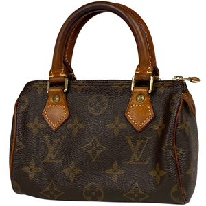 【ジャンク品】ルイ・ヴィトン Louis Vuitton ミニ スピーディ 2WAY ハンドバッグ モノグラム ブラウン M41534 レディース 中古