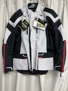 KOMINE/コミネ 07-597 JK-597 Full Year JKT 3XL Light Grey/Black オールシーズン×プロテクション ツーリングジャケット 未使用 現状渡し