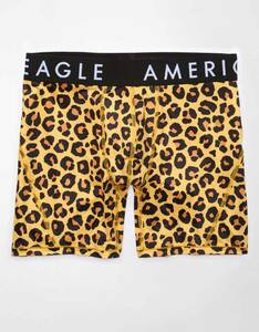 * AE アメリカンイーグル ボクサーブリーフ トランクス AEO Cheetah 6" Flex Boxer Brief M / Yellow * 