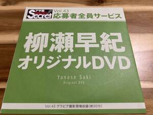 激レア柳瀬早紀★柳瀬さき★未開封DVD★アサ芸Secret全員サービスオリジナル★全サ★定価以下からのスタート