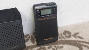 【ジャンク】3バンドラジオ TV/FM/AM パナソニック RF-H565 デジタル Panasonic 単4電池 携帯 ポケット 松下電器産業 八王子市 引き取りOK