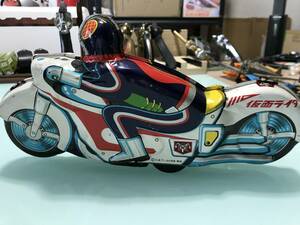 仮面ライダーサイクロン号　1970年代ブリキ玩具コレクター収蔵品