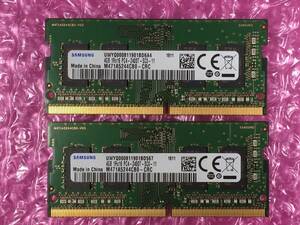 SAMSUNG/4GB×2枚=8GB/PC4-19200/DDR4-2400/PC4-17000/PC4-21333/PC4-25600/#16-A1