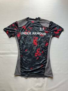 UNDER ARMOUR メンズ S カモフラ 迷彩柄 半袖 コンバットシャツ インナーシャツ / アンダーアーマー スポーツ トレーニング