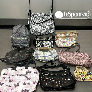 【人気Lesportsac 10点まとめ売り】レスポートサック ショルダーバッグ ポーチ リュックサック トートバッグ メッセンジャーバッグ