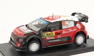 Altaya　1/24　シトロエン・C3 WRC　#10　S．ローブ　2018 ラリー カタルーニャ優勝