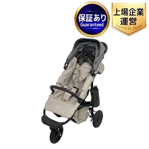 AIR BUGGY COCO PREMIER FROM BIRTH プレミアムモデル EARTH GRAY ベビーカー ベビー用品 エアバギー 中古 W9061801